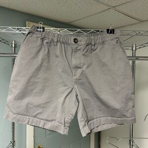 Chubbies Men's Light Gray Flat Front Shorts